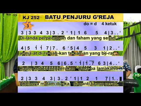 KJ 252:1,3 Batu penjuru G'reja