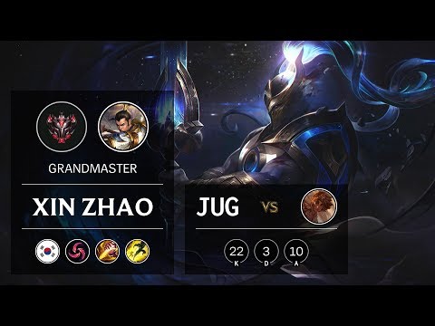 Xin Zhao Jungle vs Taliyah - KR Grandmaster Patch 9.11