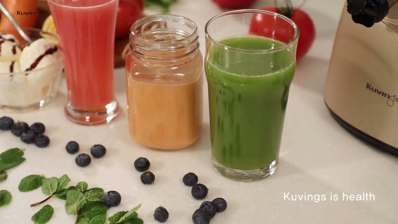 RECIPE "Nước ép thải độc" cùng máy ép chậm hiệu Kuvings NS-625CBS2 [E6000]