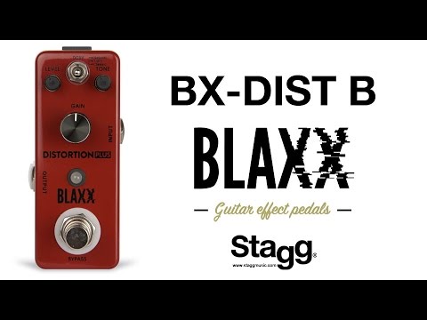 Stagg BLAXX BX-Dist-B Distortion B Pro 2016 - Present - Red Mini Pedal Bild 8