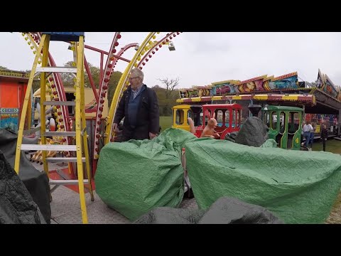 Southampton Common Easter Fair Build up, Walkthrough 2019