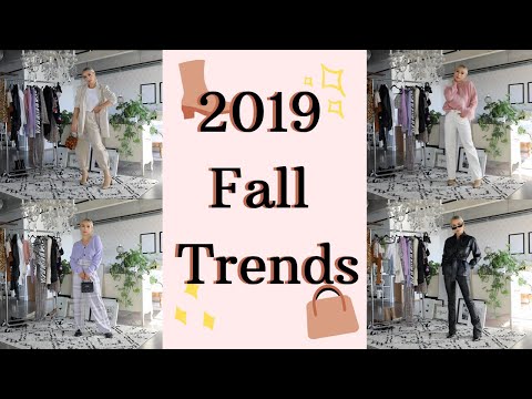 TOP FASHION TRENDS FOR FALL 2019