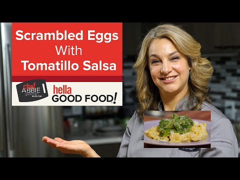 Eggs with Tomatillo Salsa