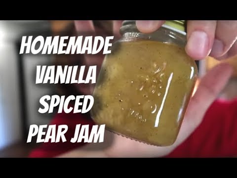 Vanilla Spiced Pear Jam