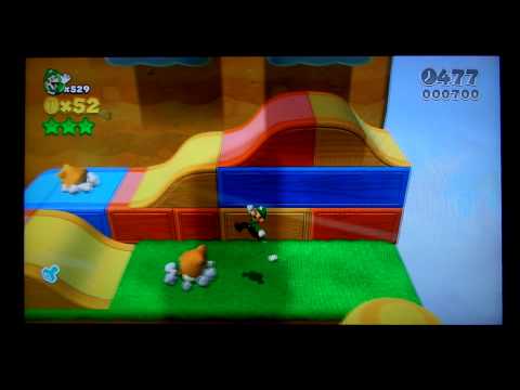 [Super Mario 3D World] World 1-3 Mount Beanpole Speedrun in 55 seconds
