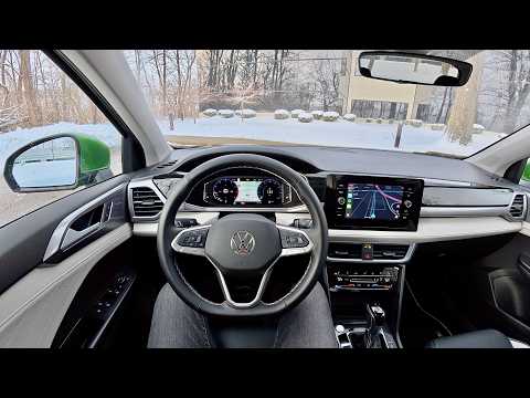2025 Volkswagen Taos - POV Winter Driving Impressions
