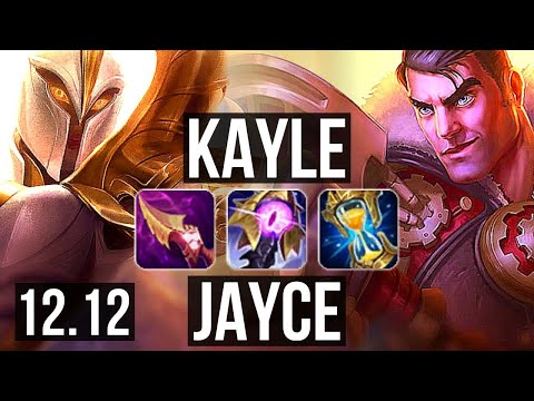 KAYLE vs JAYCE (TOP) | 70% winrate, Godlike, 10/3/7 | TR Diamond | 12.12