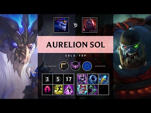 Aurelion Sol Top vs Sion - EUW Master Patch 25.14