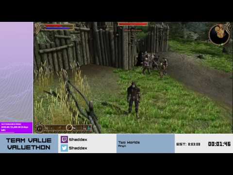 Valuethon 2 - Two Worlds Any% with Shaddex