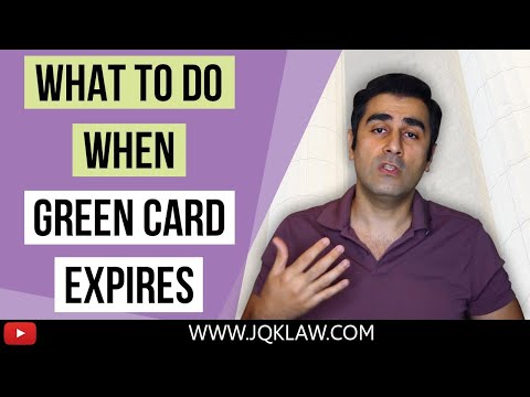 What To Do When Your Green Card Expires?