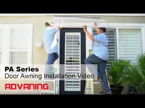 PA Series Door Awning Installation Video