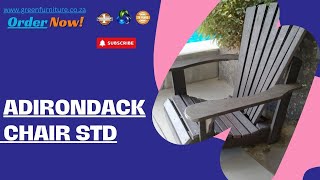 ♻️ Adirondack Chair  | GreenFurniture