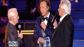 Michel Sardou, dernier show   avec Charles Aznavour   Jme voyais deja
