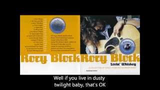 Rory Block  - Lovin&#39; Whiskey (with lyrics)