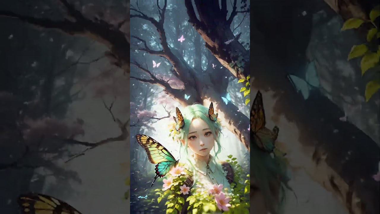 Elves or zombies in the forest (Ai - Stable Diffusion - Deforum) #Shorts