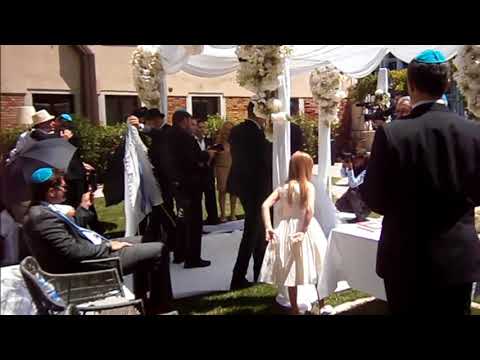 Chuppah with Chazzan Moshe Caplan Aman Canal Grande Palazzo Venice