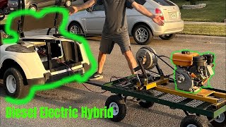Diesel Powered Golf Kart, DIY range extender