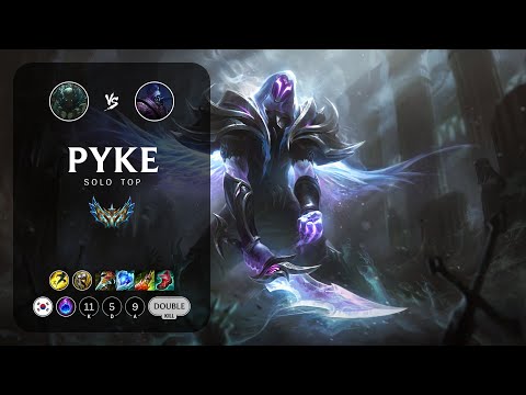 Pyke Top vs Jax - KR Challenger Patch 13.4