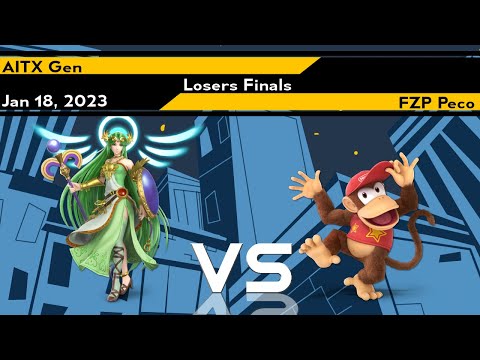 Xeno276 Losers Finals - Gen (Palutena) Vs Peco (Diddy Kong) SSBU Ultimate Tournament