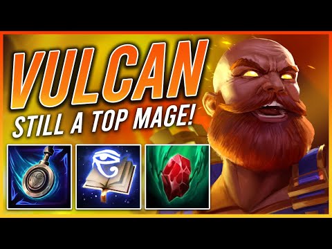 NO WONDER VULCAN IS THE BEST MAGE RIGHT NOW! - Grandmasters Ranked Conquest Season 9 #smite