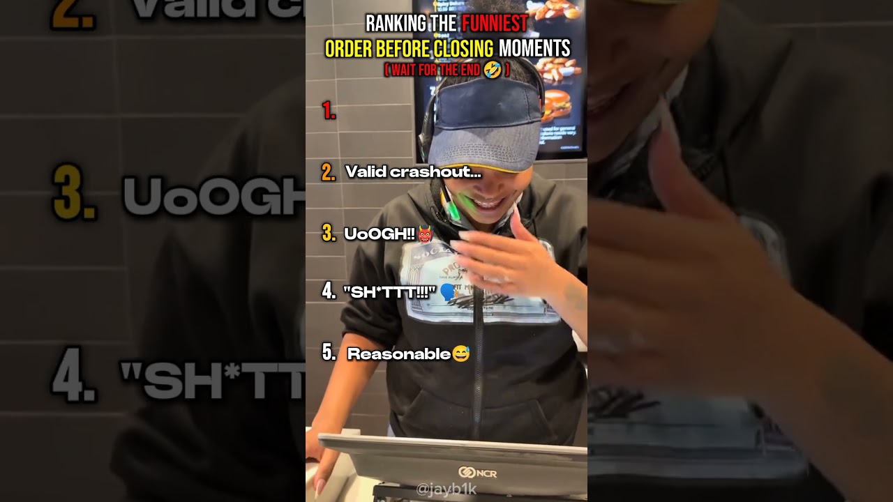 Ranking The Funniest Order Before Closing Moments 🤣