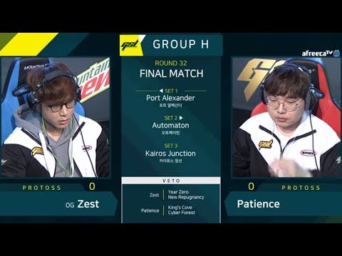 [2019 GSL S1] Ro.32 Group H Match5 Patience vs Zest