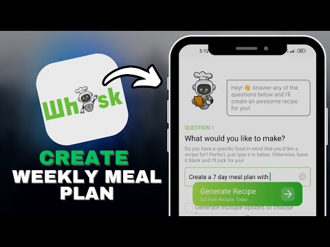 How to Create Weekly Meal Plans Using Whisk AI in SECONDS!