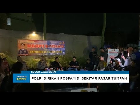 POLRESTA BOGOR GELAR DIALOG BAHAS PREMANISME DI PASAR TUMPAH BOGOR