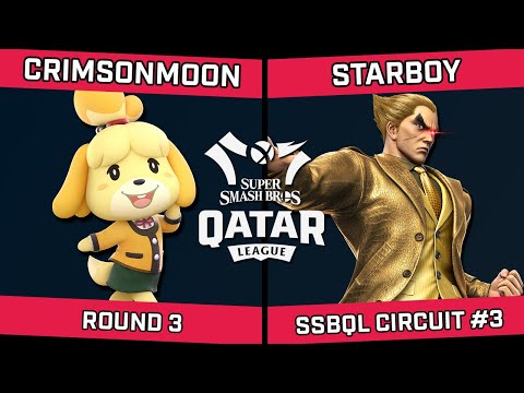 CrimsonMoon (Isabelle) vs Starboy (Kazuya/Snake) - 2023 SSBQL Circuit #3
