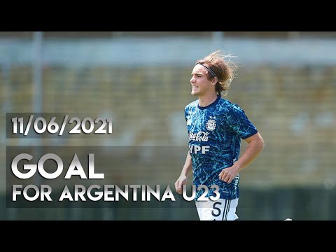 11/06/2021 Pedro De La Vega goal for Argentina U23 | Saudi Arabia U23 - Argentina U23 0-2 | Friendly