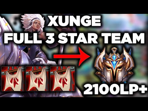 FULL 3 START DARKFLIGHT COMP GUIDE BY XUNGE 2100LP IONIA SERVER CHALLENGER TEAMFIGHT TACTICS TFT TCL