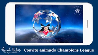 Vídeo de Convite Animado Champions League