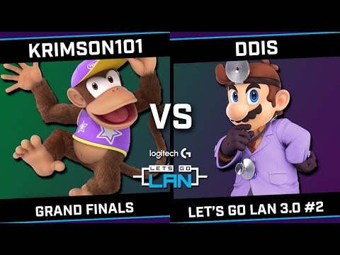 Logitech G Let's Go LAN 3.0 #2 - GRAND FINALS - Krimson101 (Diddy Kong) vs DDIS (Dr. Mario/ Snake)