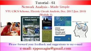 Download Lagu T 61 Electric Circuit Analysis,VTU CBCS Scheme Dec 2017 Jan 2018,Module 3 Thumbnail