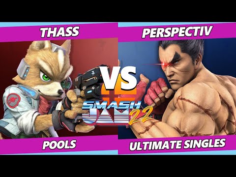Smash Jam 22 - Thass (Fox) Vs. Perspectiv (Kazuya) SSBU Ultimate Tournament