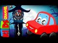 Little Red Car | The Clock Has Struck Thirteen | Halloween Songs For Children