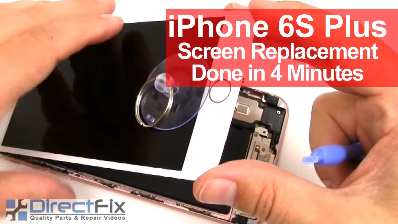 Watch video How To: iPhone 6s Plus Screen Replacement done in 4 minutes Now How To: iPhone 6s Plus Screen Replacement done in 4 minutes
