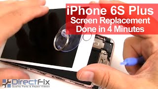 How To: iPhone 6s Plus Screen Replacement done in 4 minutes