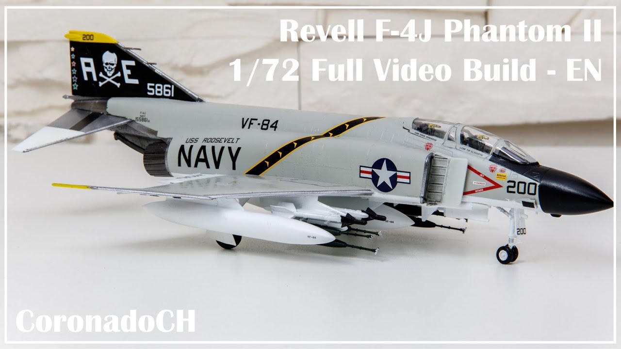 F-4J Phantom US Navy - Maquette Avion - 3941 - Revell - Kits maquettes tout  inclus - Maquettes