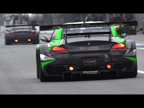 BMW Z4 GT3 RAW Sound at Monza Circuit!!