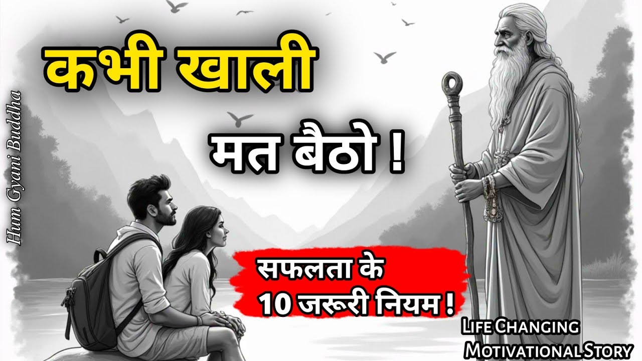 कभी खाली मत बैठो  || सफलता के 10 नियम || Buddhist Story On 10 Rules Of success