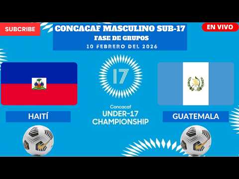 ⚽️Haiti vs Guatemala⚽️Where to Watch the Match LIVE CONCACAF Men's Under-17 2026