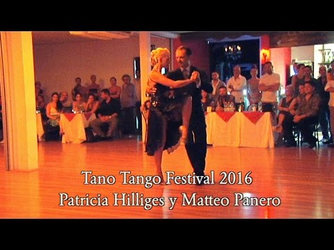  Matteo Panero  and  Patricia Hilliges  are  dancing  at  Tano Tango Festival  in  2016
