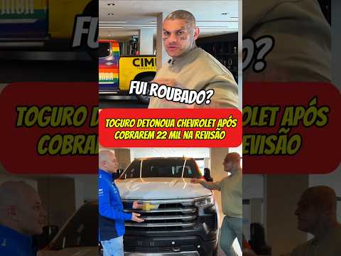 Toguro detonou a chevrolet após gastar 22 mil reais na revisão da sua silverado