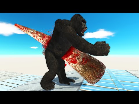 MONSTERS CLIMB THE BONE SPIKES PATH - Animal Revolt Battle Simulator