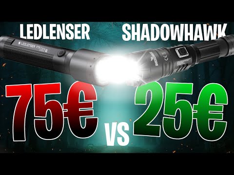 Taschenlampen Test ✅ Teuer gegen Billig | LEDLENSER P7R Core vs. Shadowhawk S9322 Outdoor Vergleich