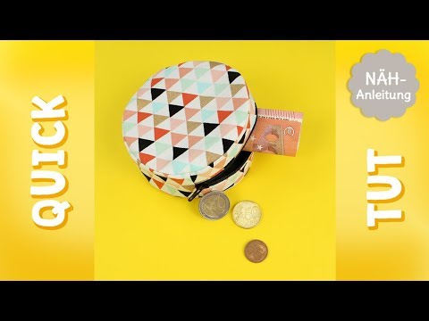 Quick Tut - kleine Tasche nähen (mit Freebook)