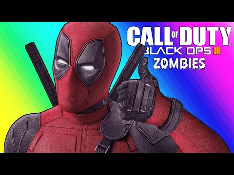 BO3 Zombies Funny Moments - Deadpool and The Multiverse of Maps!