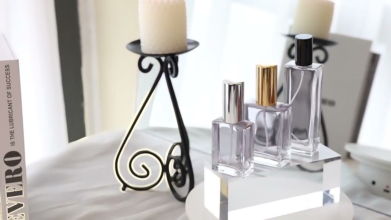 Popular Beautifully Custom Made Perfume Glass Bottles with box