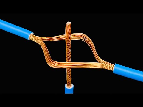 BRILLIANT idea! Proper wire joint 3 way | Perfect Twist Electric Wire Together